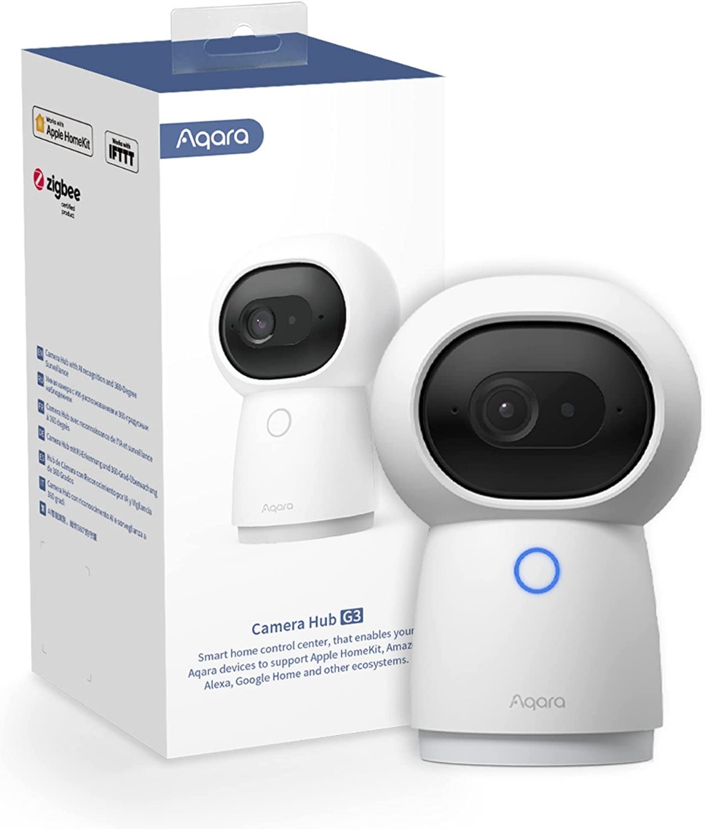 AQARA Camera Hub G3/Камера+ управления/Управление жестами/Камера 360/2K 2304х1296p CH-H03