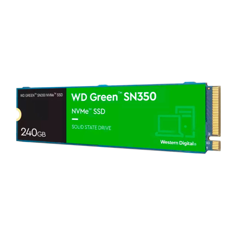 Твердотельный накопитель Western Digital SSD Green SN350 NVMe 240Gb M2.2280 WDS240G2G0C