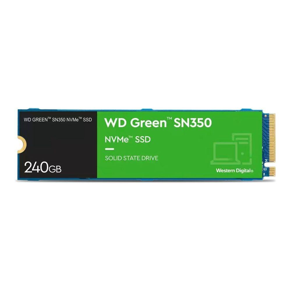 Твердотельный накопитель Western Digital SSD Green SN350 NVMe 240Gb M2.2280 WDS240G2G0C