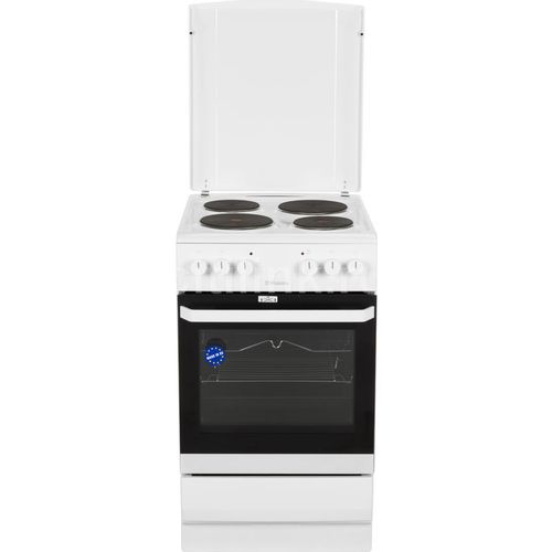 Электрическая плита Hansa FCEW54120 [50 см, эмалированная сталь, конфорок - 4, 69 л, гриль, ящик, белый]