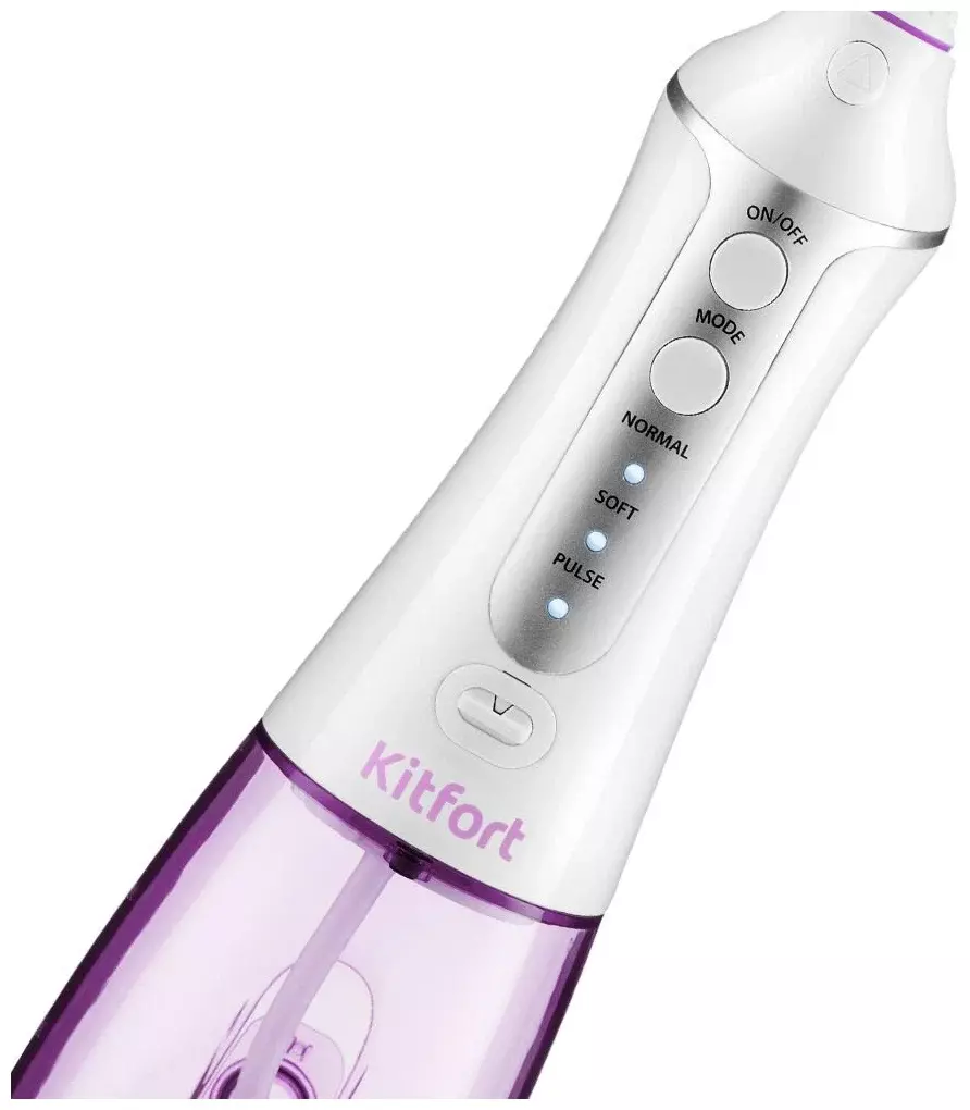Ирригатор Kitfort КТ-2902-2 белый/фиолетовый