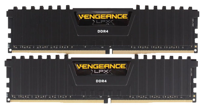 Память DDR4 2x8Gb 3000MHz Corsair CMK16GX4M2B3000C15 Vengeance LPX RTL PC4-24000 CL15 DIMM
