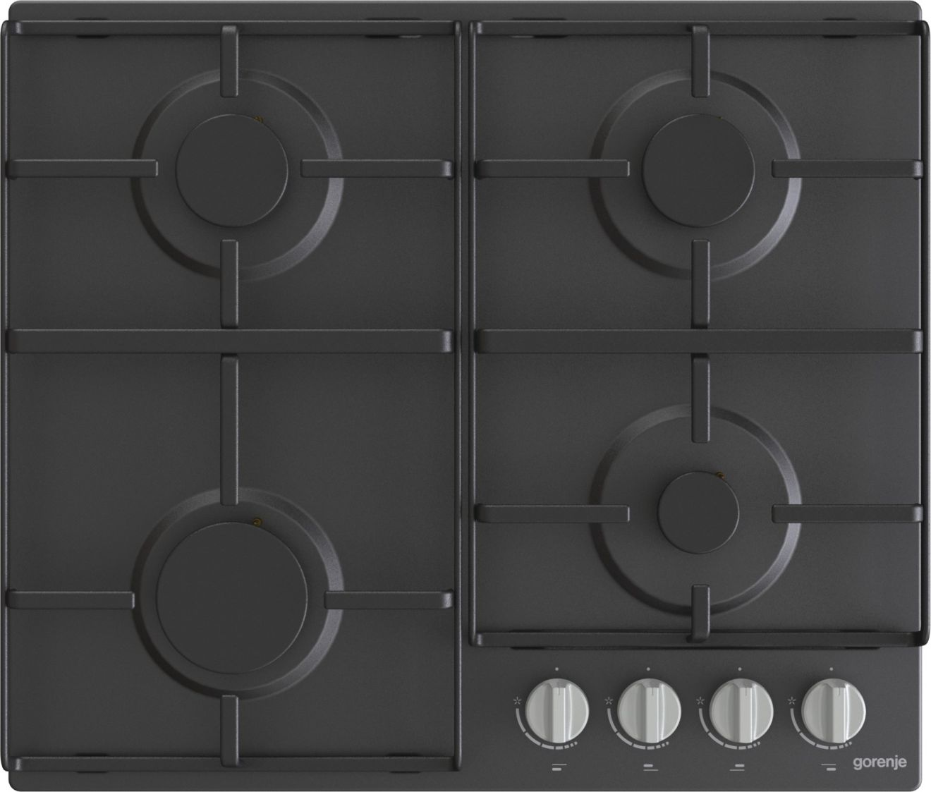 Газовая варочная поверхность Gorenje G640EXB, черный