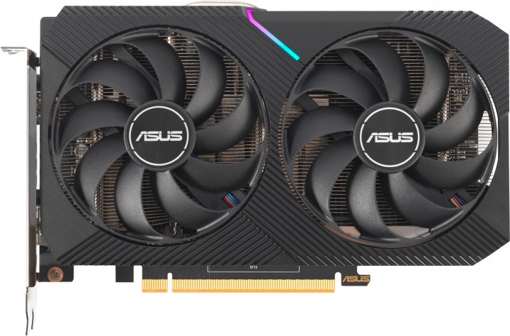 Видеокарта ASUS DUAL-RX6500XT-O4G//RX6500XT HDMI DP 4G D6; 90YV0HA1-M0NA00
