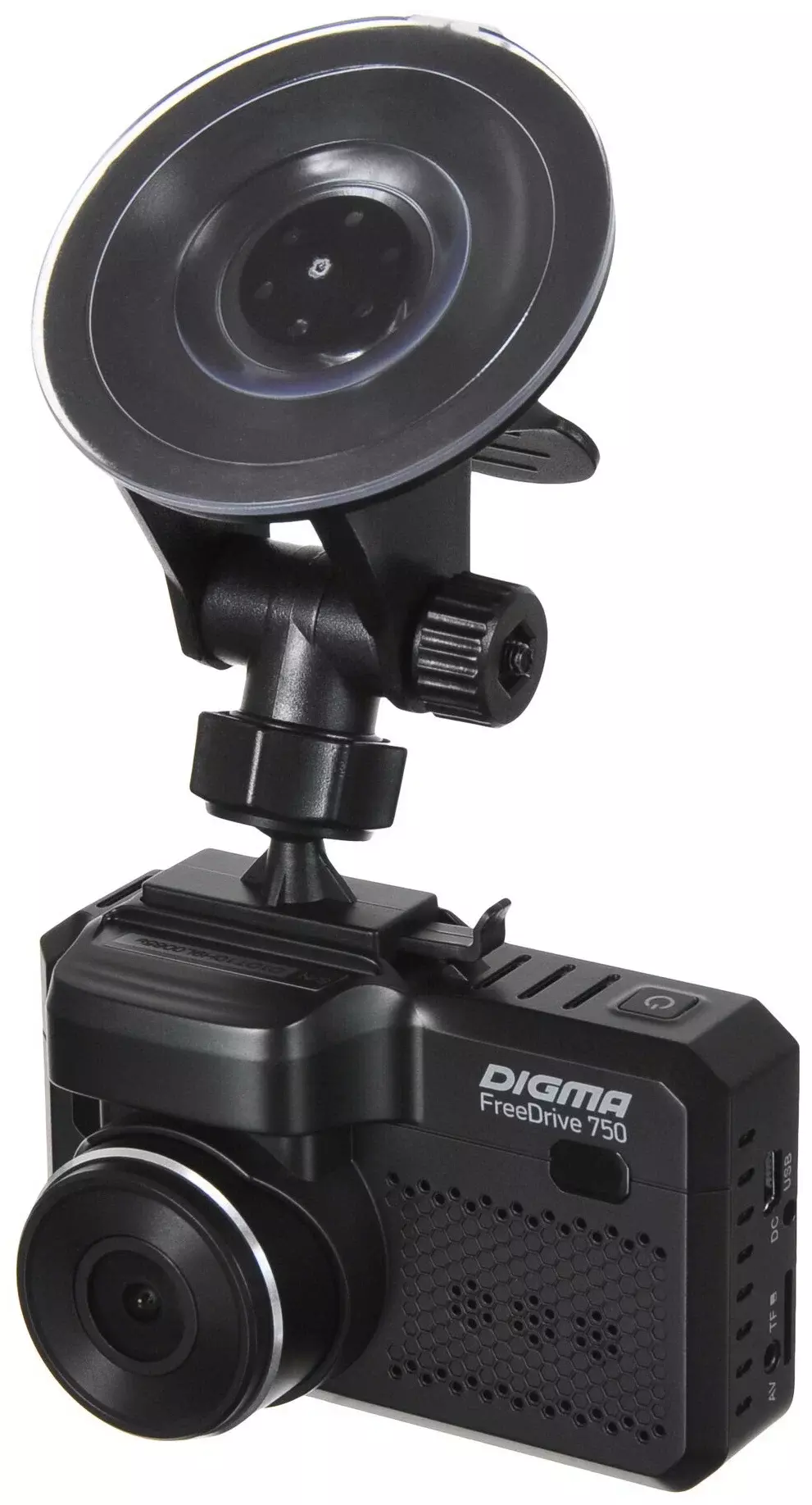 Видеорегистратор с радар-детектором Digma Freedrive 750 GPS черный