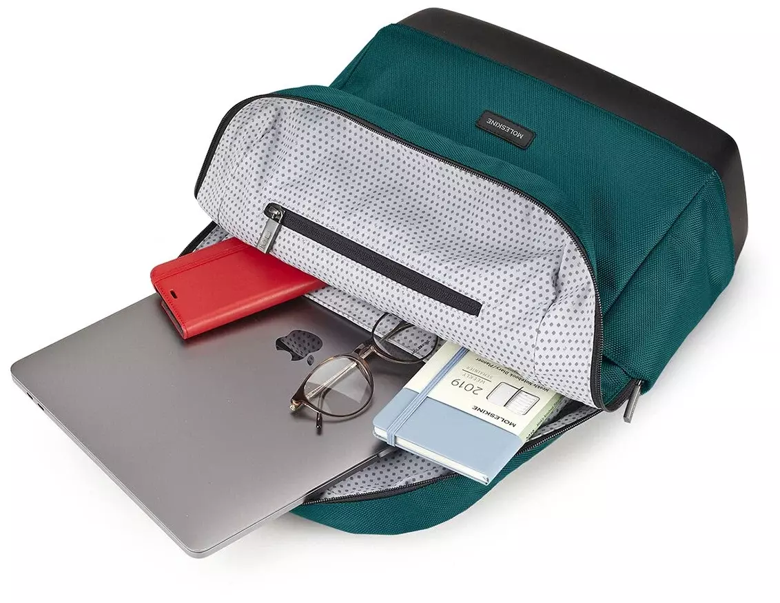 Рюкзак Moleskine THE BACKPACK TECHNICAL WEAVE (ET20SCC034BKK7) 32x41x13см полиамид зеленый