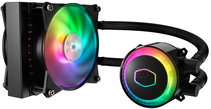 Система охлаждения Cooler Master MasterLiquid ML120R RGB, TDP 200W