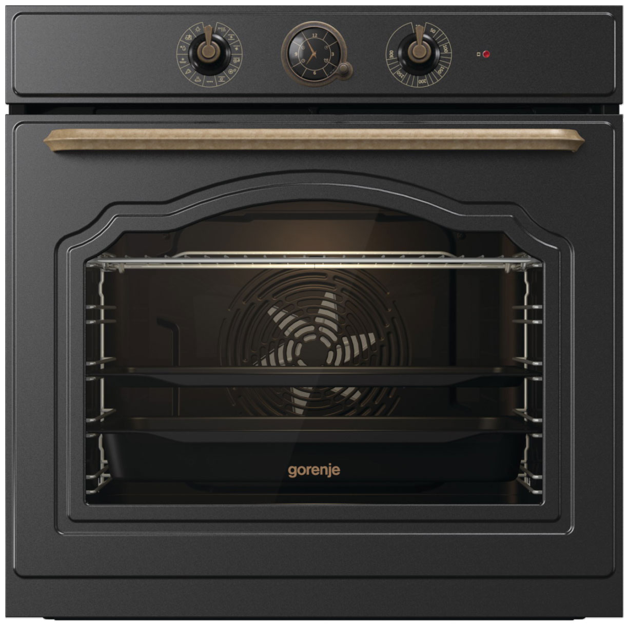 Электрический духовой шкаф Gorenje BOS67371CLB [77 л, эмалированная сталь, очистка паром, ПАР, черный]