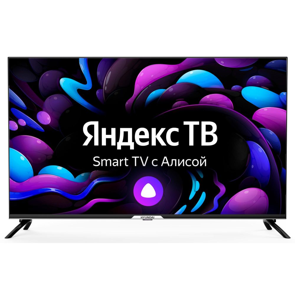 43" Телевизор Hyundai H-LED43BU7003, 4K Ultra HD, черный, SMART TV, Яндекс.ТВ