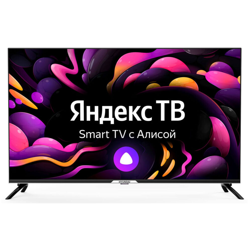 43" Телевизор Hyundai H-LED43BU7003, 4K Ultra HD, черный, SMART TV, Яндекс.ТВ