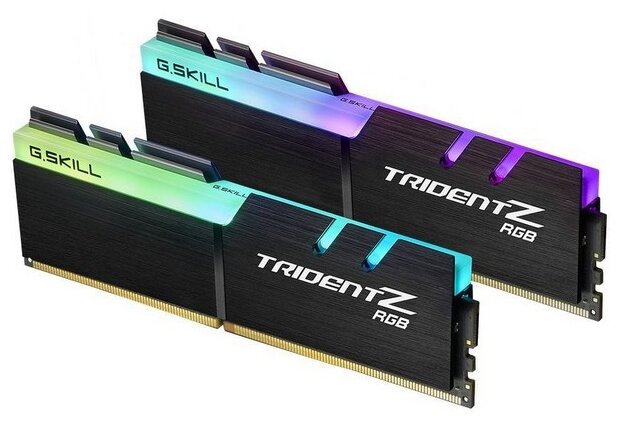 Модуль памяти DDR4 G.SKILL TRIDENT Z RGB 64GB (2x32GB) 3200MHz CL16 (16-18-18-38) 1.35V / F4-3200C16D-64GTZR