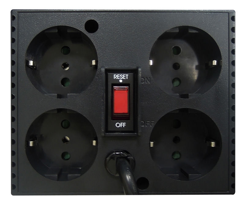 Стабилизатор напряжения TCA-3000 Black Powercom TCA-3000 Black Tap-Change, 1500W