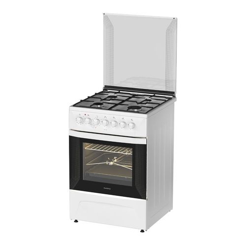 Плита Комбинированная Darina 1D КM 141 308 W белый реш.сталь