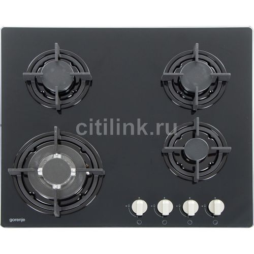 Газовая варочная панель Gorenje GTW 64 B, черный