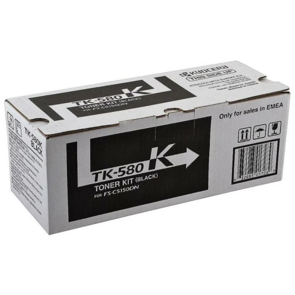 Картридж лазерный Kyocera TK-580K 1T02KT0NL0 черный (3500стр.) для Kyocera FS-C5150DN