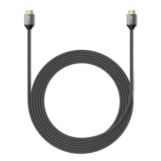Кабель высокоскоростной Satechi 8K ULTRA HD HDMI 2.1 Cable Длина кабеля: 2 м Цвет: серый космос.