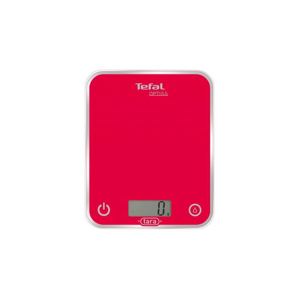 Весы кухонные TEFAL BC5003V2, до 5 кг, красный