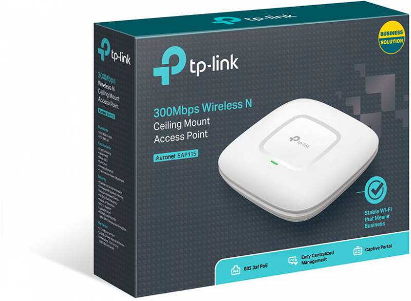 Wi-Fi точка доступа TP-LINK EAP115, белый