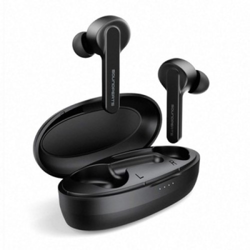 Наушники SoundPEATS TWS Truecapsule, Bluetooth 5.0, 650мАч,d6.0мм, IPX5,черный