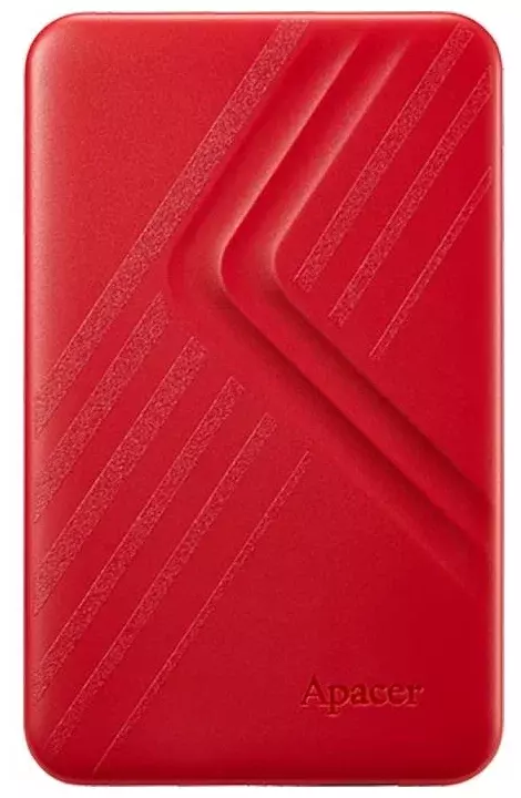 2 ТБ Внешний HDD Apacer AC236, USB 3.2 Gen 1, красный