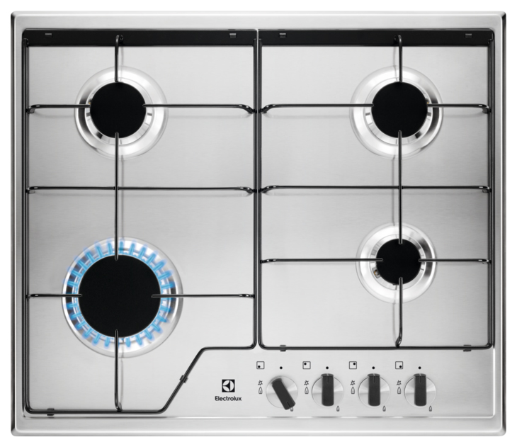 Газовая варочная панель Electrolux GPE 262 MX, серебристый