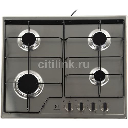 Газовая варочная панель Electrolux GPE 262 MX, серебристый