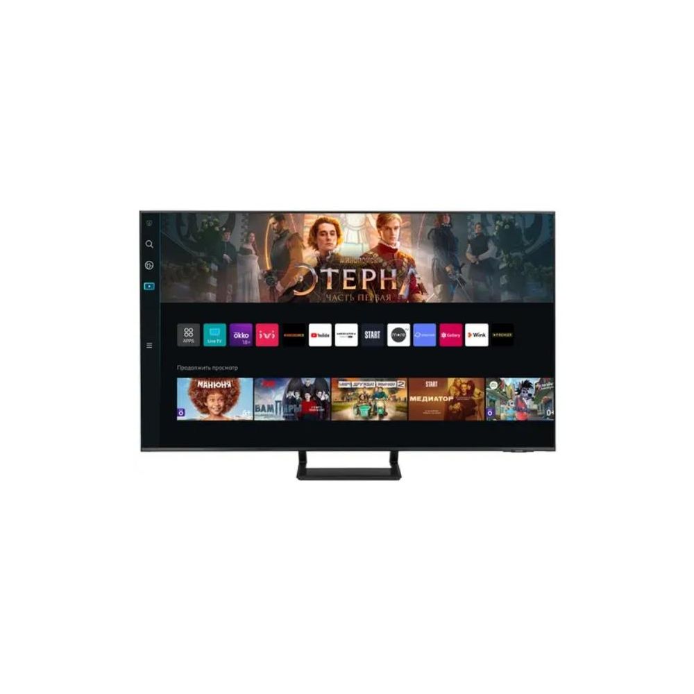 55" Телевизор LED Samsung UE55BU8500UXCE, 4K, 3840x2160, Wi-Fi, 60 Гц, Tizen, HDMI, USB, черный