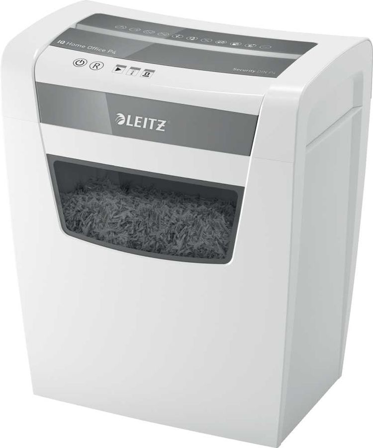 Шредер Leitz IQ Home Office (секр.P-4) фрагменты 10лист. 23лтр. скрепки скобы (80090000)