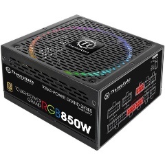 Блок питания Thermaltake ATX 850W Toughpower Grand RGB Sync 80+ gold 24+2x(4+4) pin APFC 140mm fan color LED 12xSATA Cab Manag RTL [PS-TPG-0850FPCGEU-S]