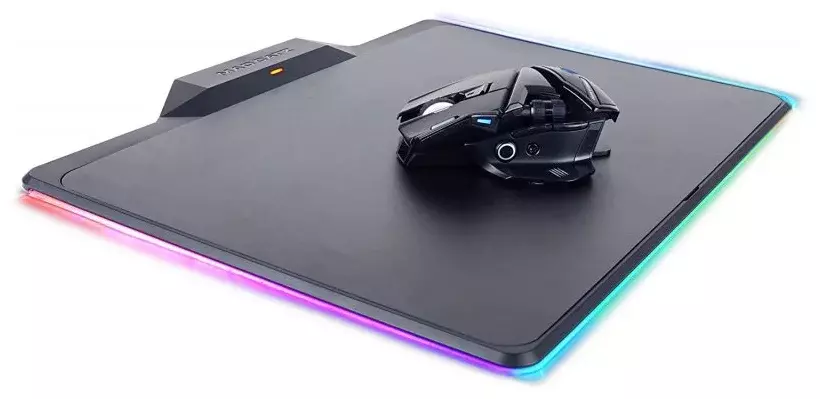 Набор игровая мышь + коврик чёрные Mad Catz R.A.T. AIR