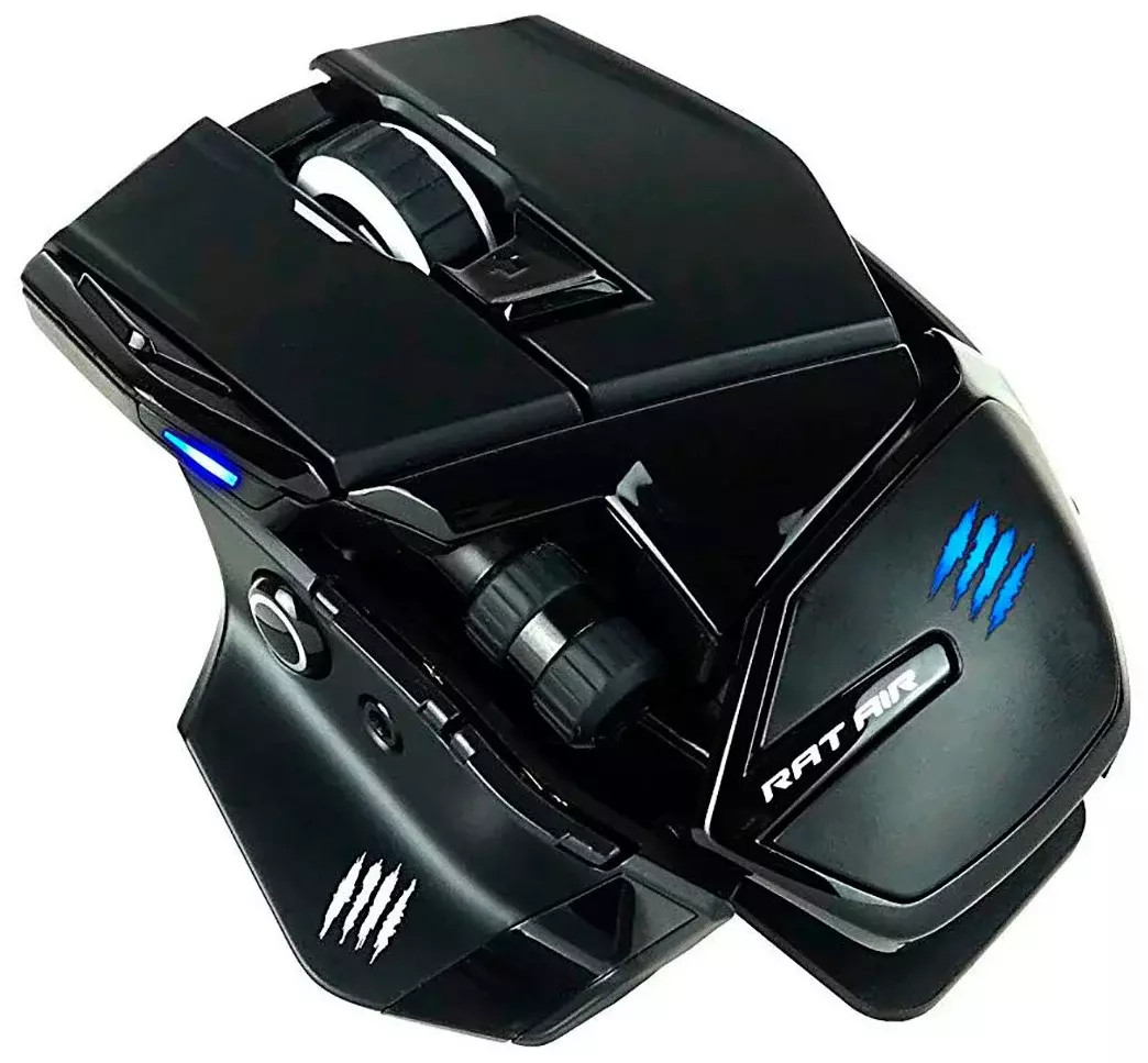 Набор игровая мышь + коврик чёрные Mad Catz R.A.T. AIR