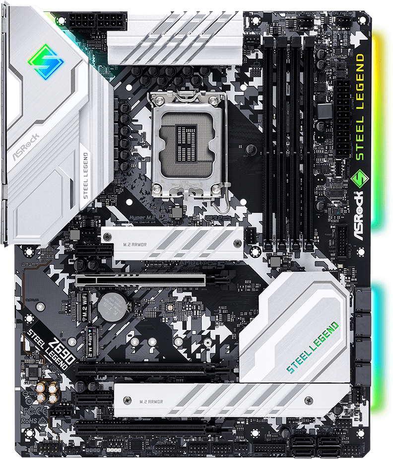 Материнская плата Z690 S1700 ATX Z690 STEEL LEGEND ASROCK