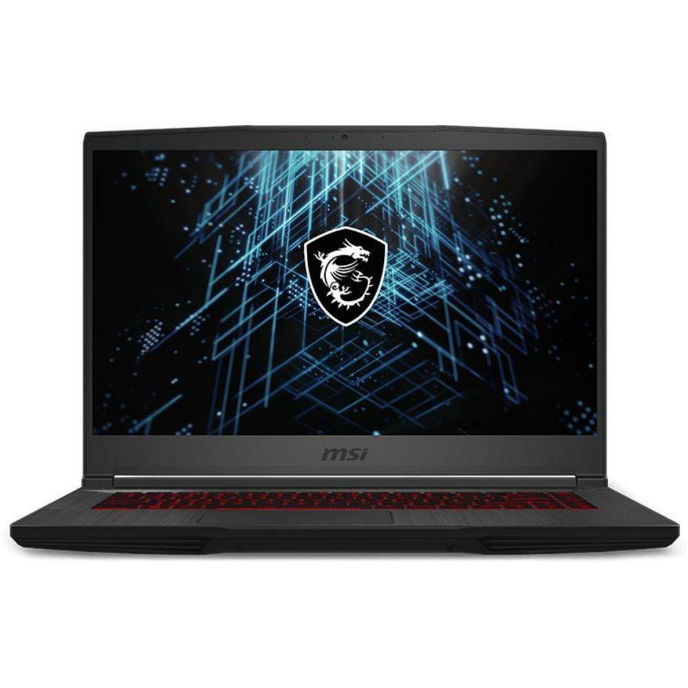 Ноутбук 15.6" IPS FHD MSI GF63 11UD-222XRU black (Core i7 11800H/8Gb/512Gb SSD/3050Ti 4Gb/no OS)