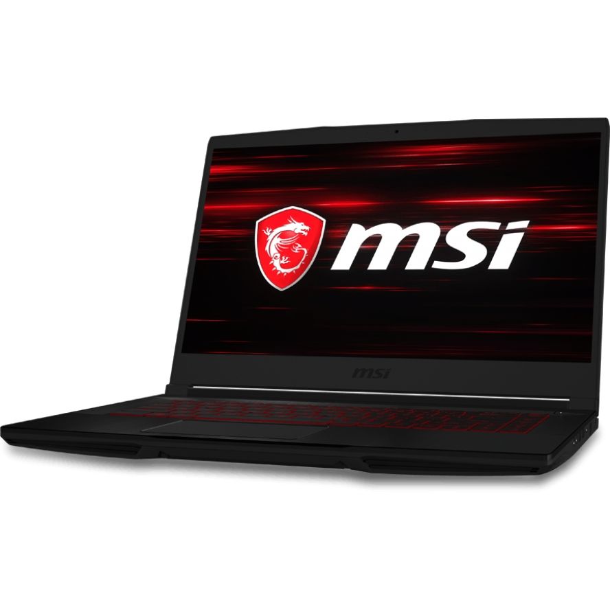 Ноутбук 15.6" IPS FHD MSI GF63 11UD-222XRU black (Core i7 11800H/8Gb/512Gb SSD/3050Ti 4Gb/no OS)