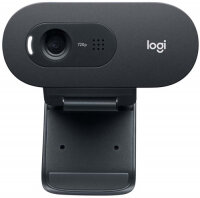 Камера Web Logitech C505 черный 1.2Mpix (1280x720) USB2.0 с микрофоном для ноутбука