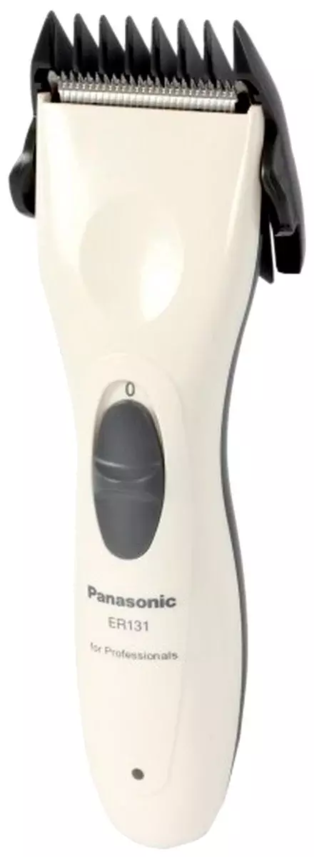 Машинка для стрижки Panasonic ER131H520 белый/серый (насадок в компл:2шт)
