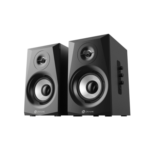 Колонки Оклик OK-166 BT 2.0 черный 40Вт BT