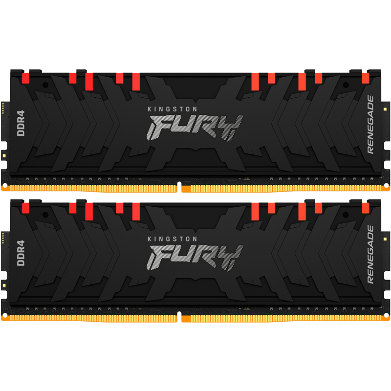 Оперативная память 32Gb DDR4 3200MHz Kingston Fury Renegade RGB (KF432C16RB1AK2/32) (2x16Gb KIT)