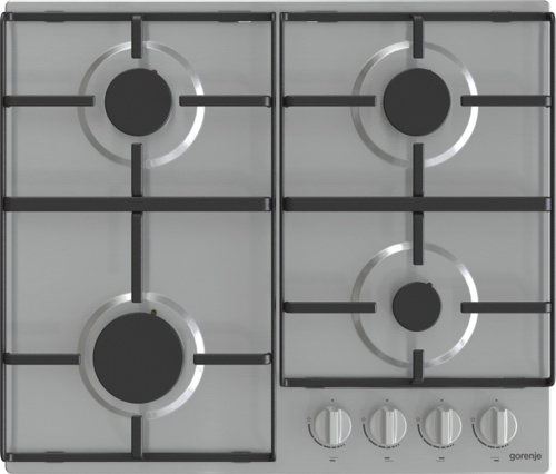 Газовая варочная поверхность Gorenje G640EX нержавеющая сталь,