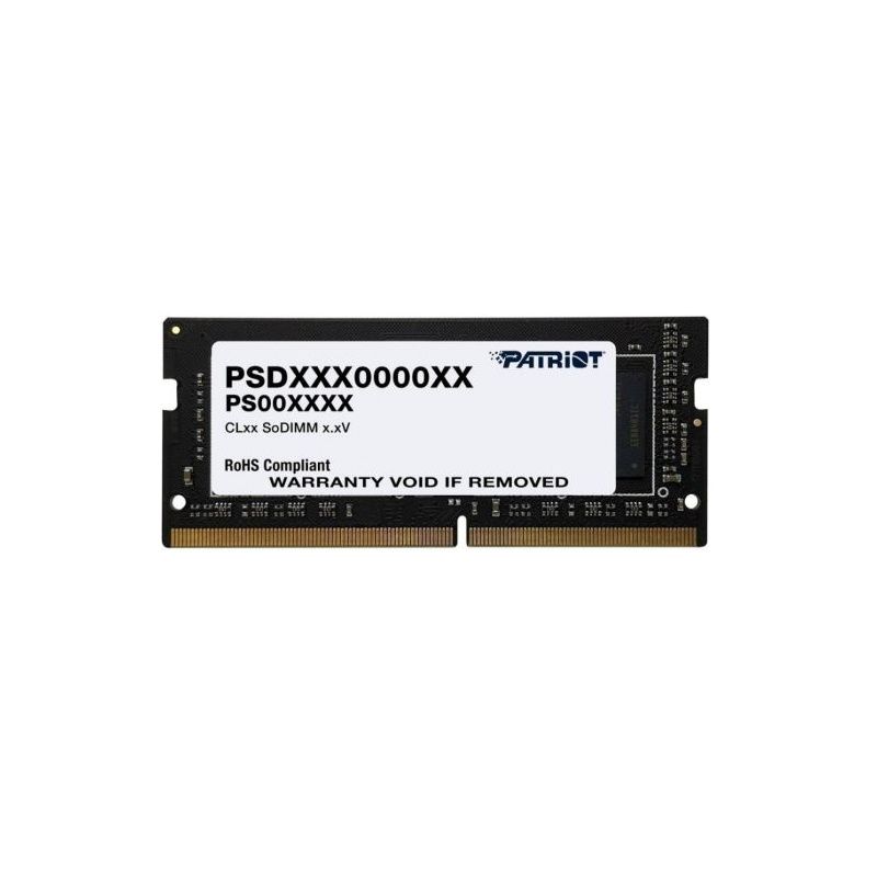 Оперативная память 8Gb DDR4 3200MHz Patriot Signature Line SO-DIMM (PSD48G320081S)