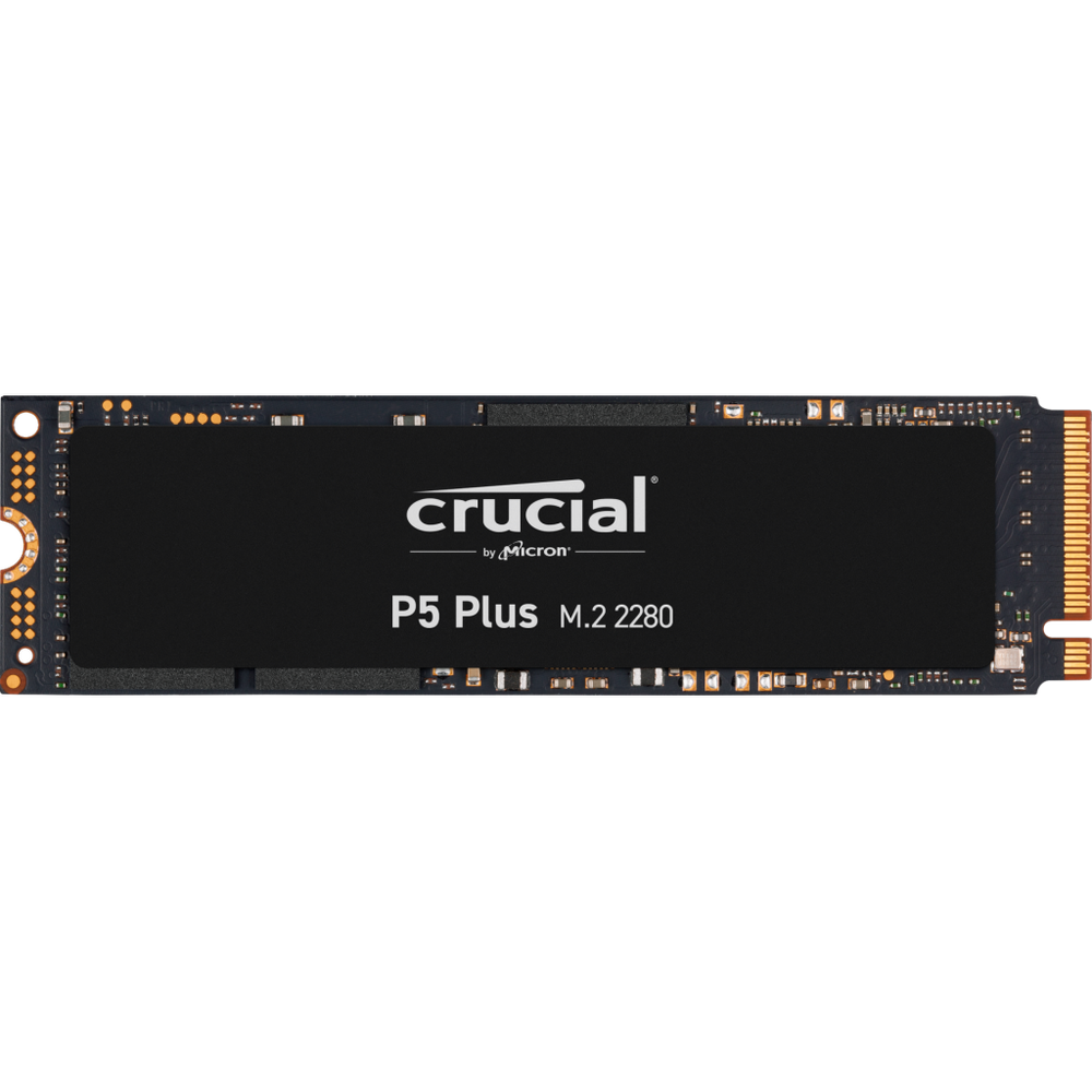 Твердотельный накопитель Crucial P5 Plus, 500GB, SSD, M.2 2280, NVMe, PCIe 4.0 x4