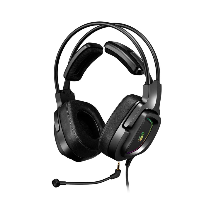 Наушники с микрофоном A4Tech Bloody G575 черный 2м мониторные USB оголовье (G575 USB/ BLACK)