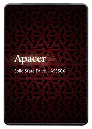 Твердотельный накопитель SSD 2.5" SATA-3 128Gb Apacer AS350X [AP128GAS350XR-1] TLC 3D NAND (R560/W540MB/s)
