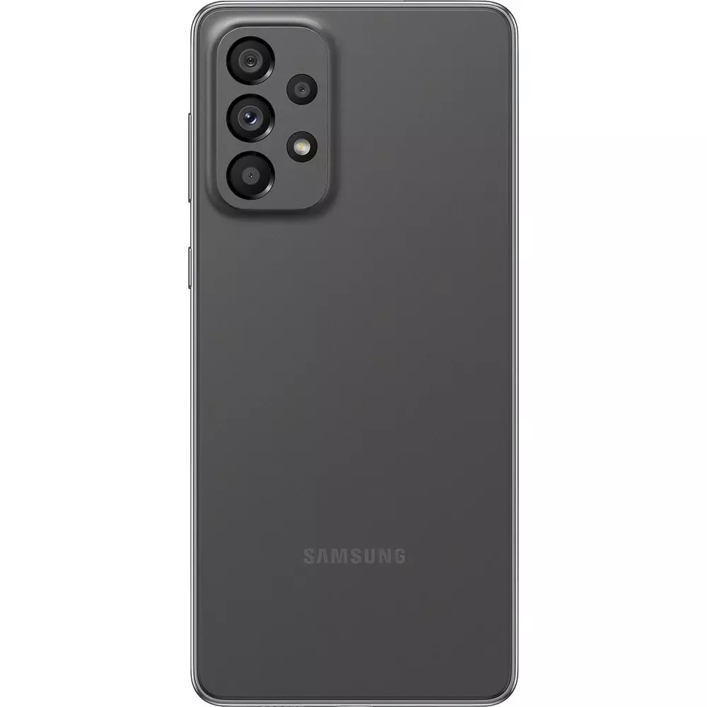 Смартфон Samsung SM-A736B Galaxy A73 128Gb 8Gb серый моноблок 3G 4G 2Sim 6.7" 1080x2400 Android 12 108Mpix 802.11 a/b/g/n/ac/ax NFC GPS GSM900/1800 GSM1900 Ptotect microSD max1024Gb