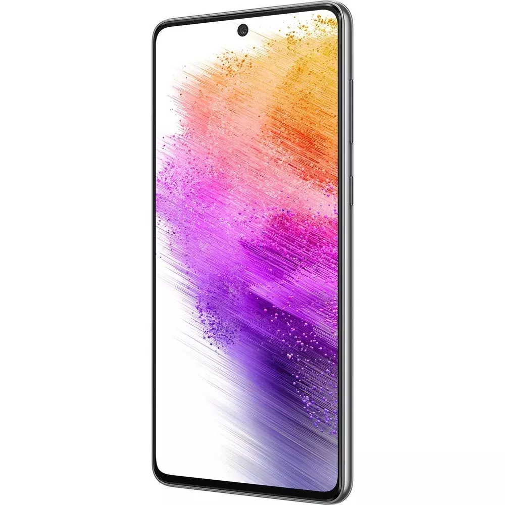 Смартфон Samsung SM-A736B Galaxy A73 128Gb 8Gb серый моноблок 3G 4G 2Sim 6.7" 1080x2400 Android 12 108Mpix 802.11 a/b/g/n/ac/ax NFC GPS GSM900/1800 GSM1900 Ptotect microSD max1024Gb