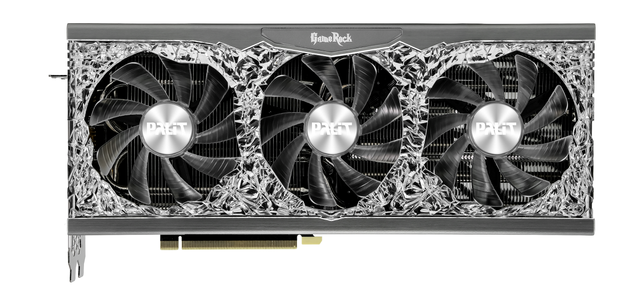 Видеокарта Palit PCI-E 4.0 PA-RTX3070TI GAMEROCK OC 8G NVIDIA GeForce RTX 3070TI 8192Mb