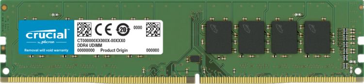 Оперативная память Crucial 8GB DDR4 2666MHz DIMM 288pin CL19 CT8G4DFRA266