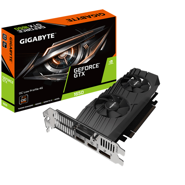 Видеокарта Gigabyte GEFORCE GTX 1650 4Gb GV-N1656OC-4GL