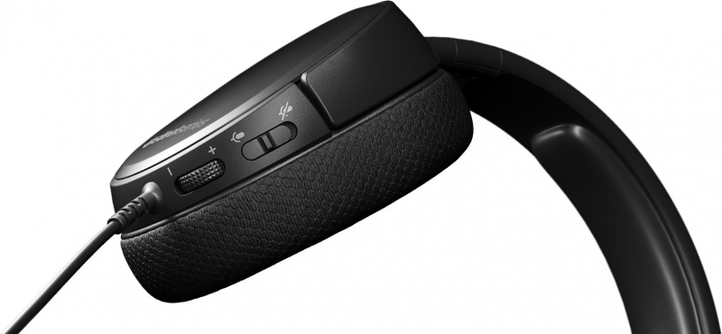 Наушники с микрофоном Steelseries Arctis 1 черный 3м мониторные оголовье (61427)