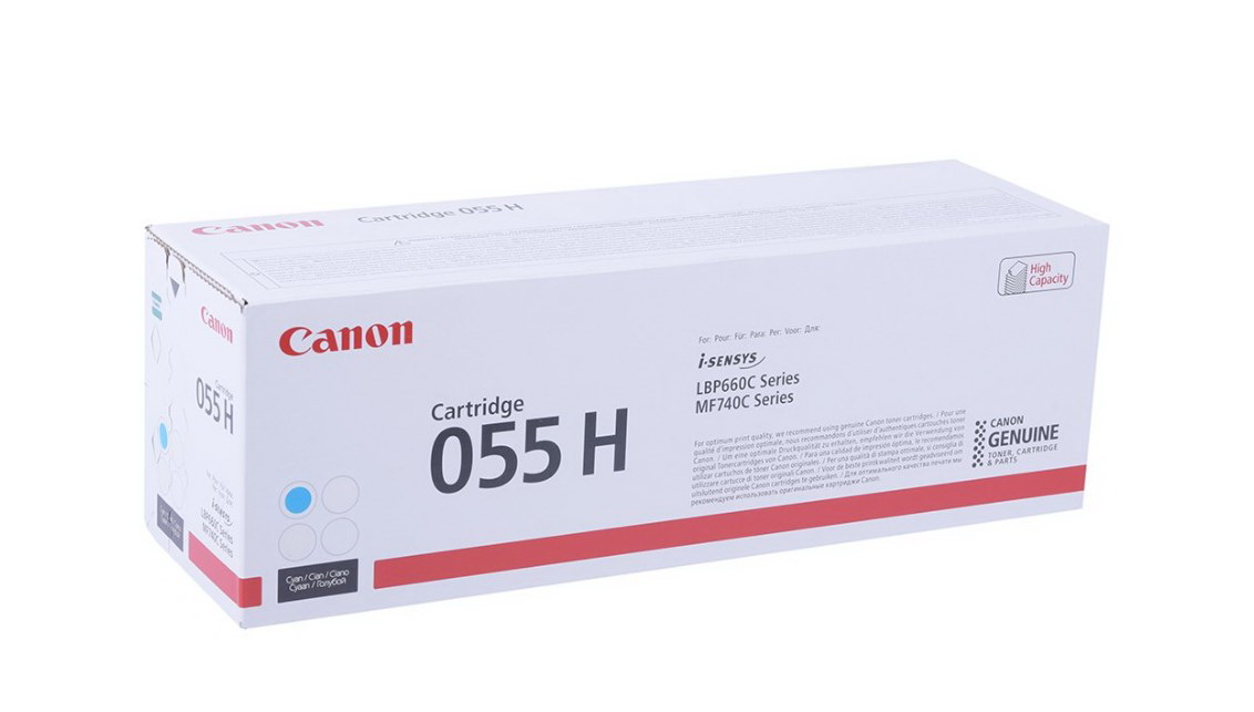 Картридж лазерный Canon 055 H C 3019C002 голубой (5900стр.)